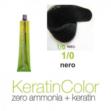 Barva na vlasy s keratinem BBcos Keratin Color 1/0 100 ml