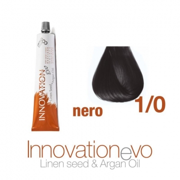 Barva na vlasy s arganovým olejem BBcos Innovation Evo 1/0 100 ml