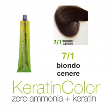 Barva na vlasy s keratinem BBcos Keratin Color 7/1 100 ml