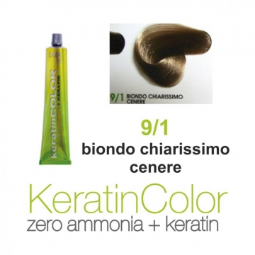Barva na vlasy s keratinem BBcos Keratin Color 9/1 100 ml
