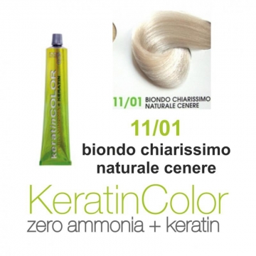 Barva na vlasy s keratinem BBcos Keratin Color 11/01 100 ml