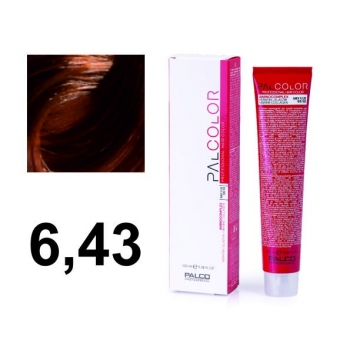 Barva na vlasy Palco PALCOLOR 100 ml - 6,43