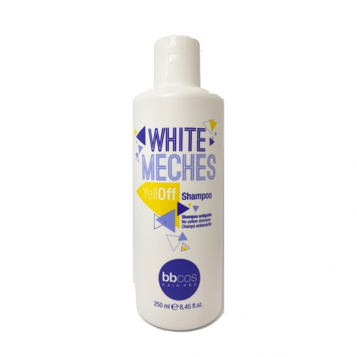 Šampon na potlačení žlutých tónů BBcos White Meches Yelloff Shampoo 250 ml