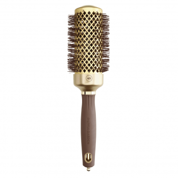 Olivia Garden kartáč na vlasy Expert Blowout Shine Gold & Brown 45 mm