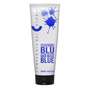 Compagnia Del Colore barevná maska na vlasy BLUE 250 ml